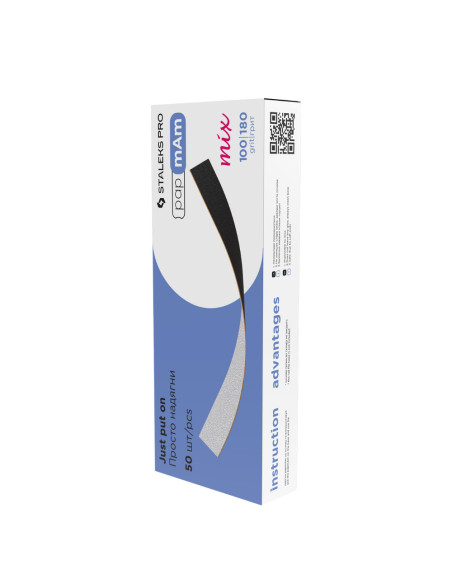 STALEKS PRO papmAm MIX EXPERT 22 Limas Descartáveis 100/180 Grit – 50 Un.