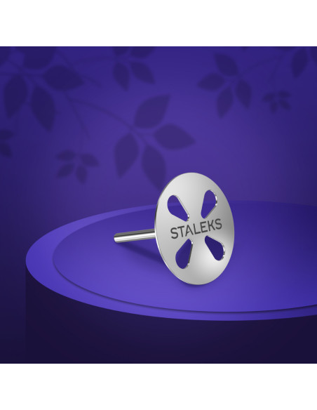 STALEKS PRO PODODISC L EXPERT Disco de Pedicure 25 mm + Limas Descartáveis 180 Grit – 5 Un.