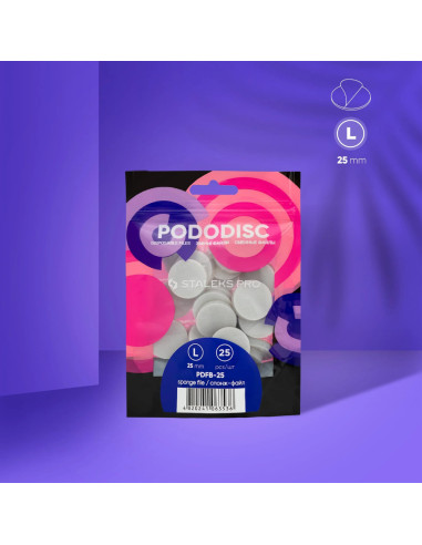 STALEKS PRO PODODISC L EXPERT 25 Esponjas Abrasivas Descartáveis – 25 Un.