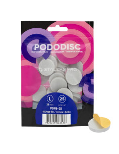 STALEKS PRO PODODISC L EXPERT 25 Esponjas Abrasivas Descartáveis – 25 Un.