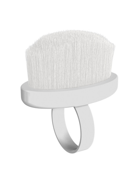 STALEKS PRO EXPERT 03 Mini Escova de Manicure com Anel para Remoção de Pó – 10 Un.
