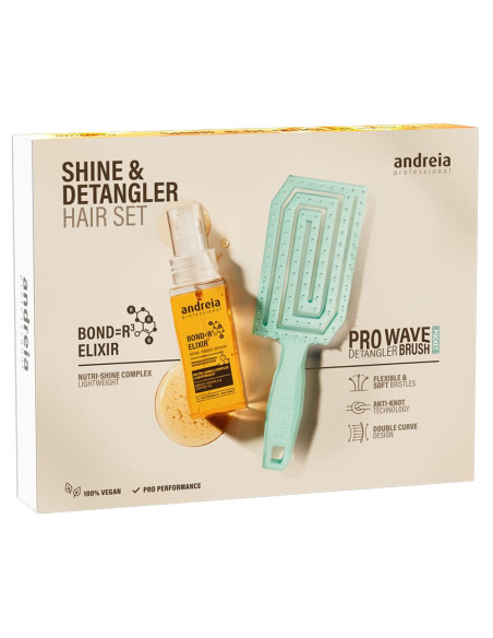 ANDREIA Professional SHINE & DETANGLER HAIR SET – Coffret para Cabelo