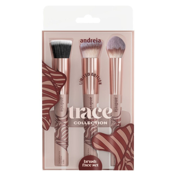 ANDREIA Professional TRACE COLLECTION SET DE PINCÉIS PARA ROSTO