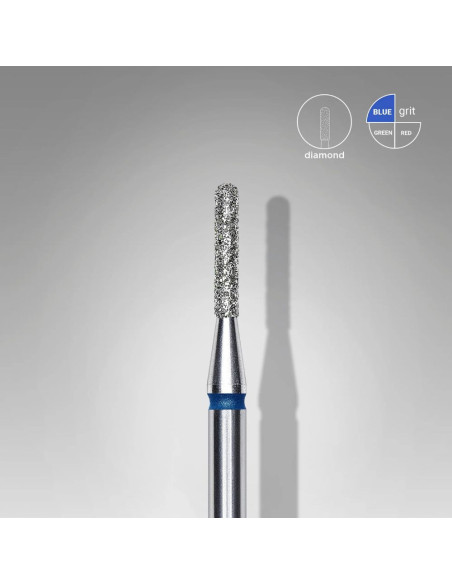 STALEKS EXPERT Fresa Diamantada Cilindro Arredondado Azul 1,4 mm – Parte Operacional 8 mm