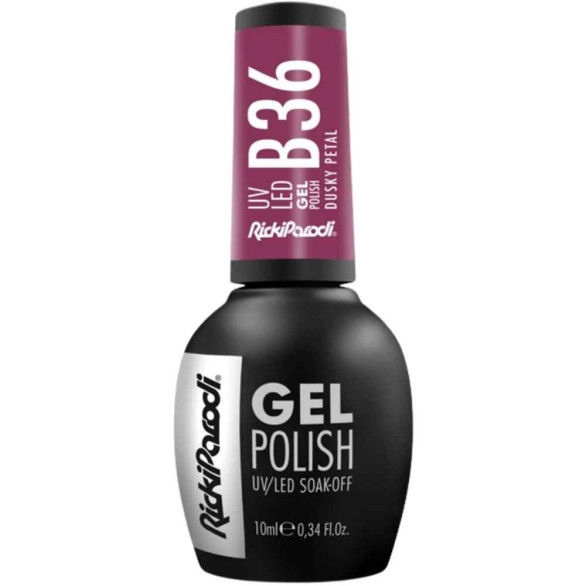 RickiParodi Verniz Gel Dusky Petal B36 Rosa Velho Suave 10 ml