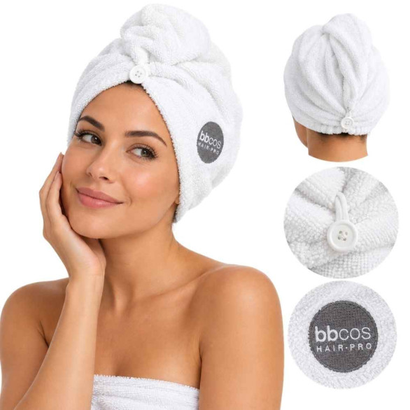 bbcos Hair-Pro Touca Toalha para Cabelo