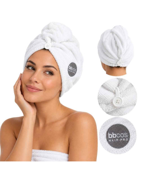 bbcos Hair-Pro Touca Toalha para Cabelo