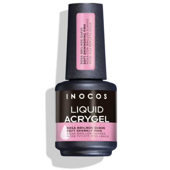 INOCOS Liquid Acrygel Rosa Brilhos Suaves 15 ml