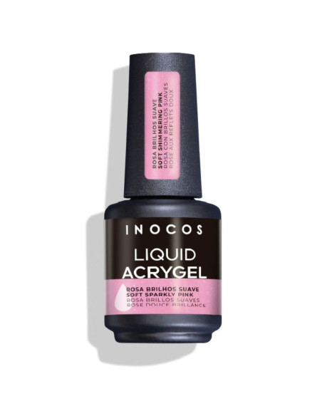 INOCOS Liquid Acrygel Rosa Brilhos Suaves 15 ml