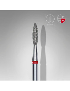 STALEKS PRO Broca Diamantada Chama EXPERT Vermelha 2,1 mm – 8 mm 2