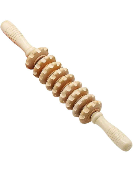 Rolo de Massagem Corporal em Madeira 36 × 6 cm