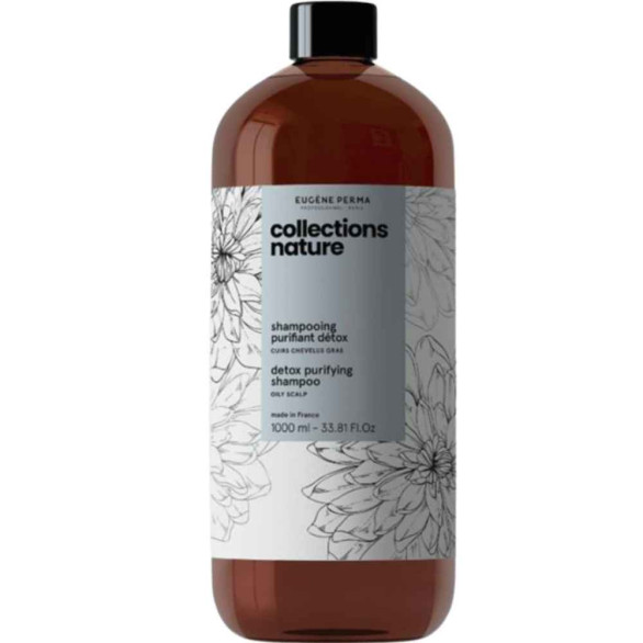 Eugène Perma Nature Purifying Champô 1000 ml – Couro Cabeludo Oleoso