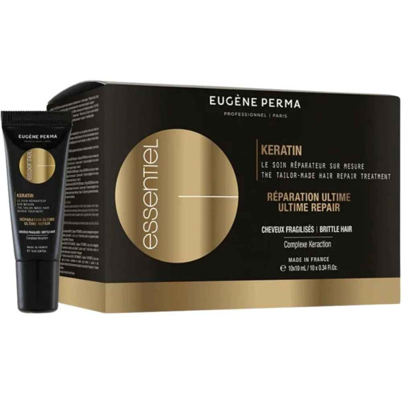 Eugène Perma ESSENTIEL Keratin Gold Tratamento Reparador 10 × 10 ml