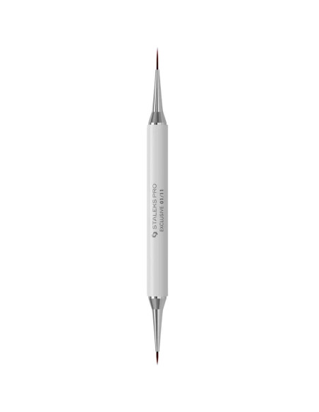 STALEKS EXCLUSIVE 01/11 Pincel Liner Dupla Face 7 mm / 12 mm
