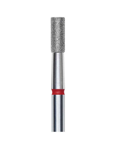 STALEKS EXPERT Fresa Diamantada Cilíndrica Vermelha 2,5 mm – Parte Operacional 6 mm
