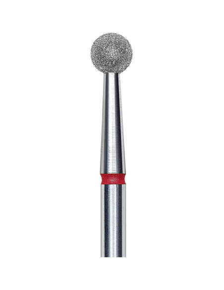 STALEKS PRO Broca Diamantada Esférica EXPERT Vermelha 4 mm