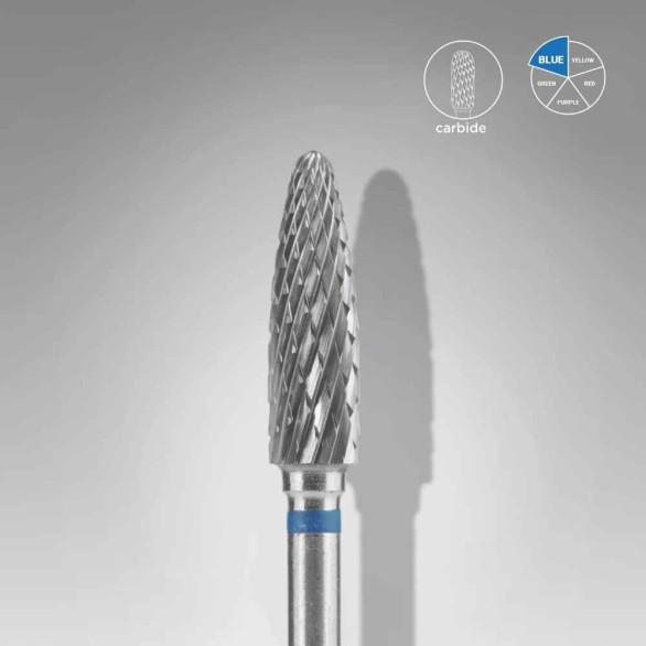STALEKS EXPERT Fresa de Carboneto Tipo Milho Azul 4 mm / 14 mm