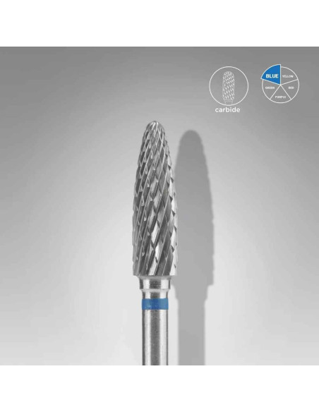 STALEKS EXPERT Fresa de Carboneto Tipo Milho Azul 4 mm / 14 mm