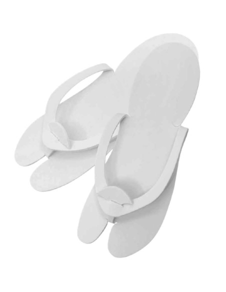 Chinelo Descartável Soft Care Aberto EVA Branco – 12 Pares