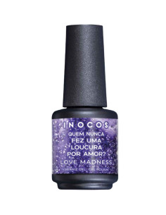 Verniz Gel Fez uma Loucura por Amor 15ml - Coleção Quem Nunca INOCOS