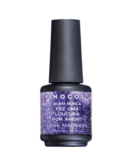Verniz Gel Fez uma Loucura por Amor 15ml - Coleção Quem Nunca INOCOS