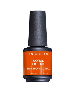 Verniz Gel Coral Hip Hop 15ml - Festival de Verão INOCOS