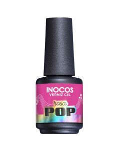 Verniz Gel Rosa Pop 15ml - Festival de Verão INOCOS