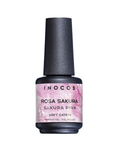Verniz Gel Rosa Sakura 15ml  - Sakura softCATEYE INOCOS