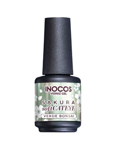 Verniz Gel Verde Bonsai 15ml  - Sakura softCATEYE INOCOS