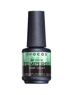 Top Coat Tempered 3D Shine 15ml  - INOCOS