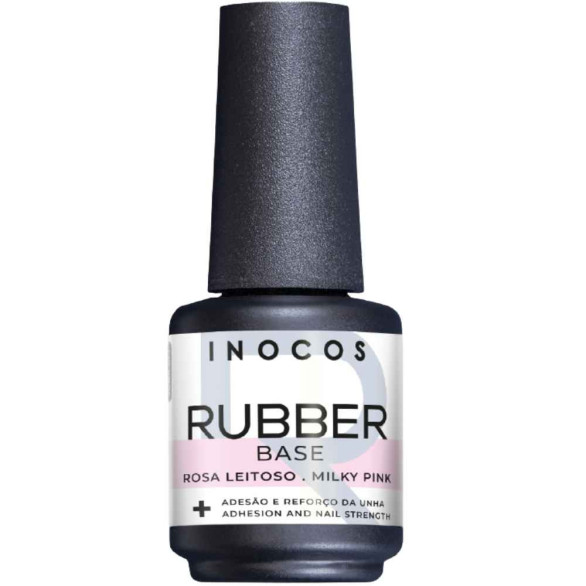 INOCOS Rubber Base Rosa Leitoso 15ml