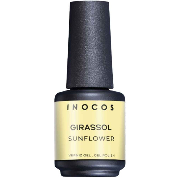 Verniz Gel Girassol 15ml - Coleção FLORA INOCOS