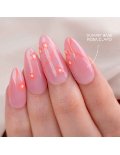 Gummy Base Rosa Claro Verniz Gel 15ml Inocos 2