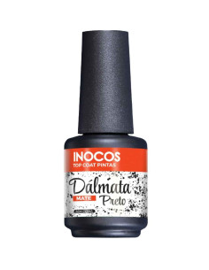 Top Coat Dálmata Preto Mate 15ml Inocos