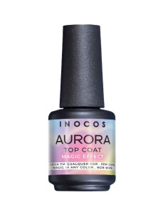 Top Coat Aurora 15ml - Coleção FLORA  INOCOS
