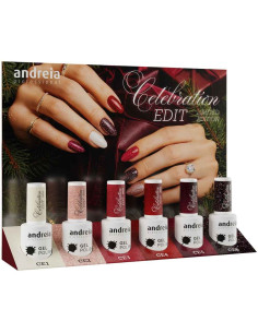 Andreia Gel Polish Celebration Edit – Kit 6 Cores 10,5 ml Edição Limitada