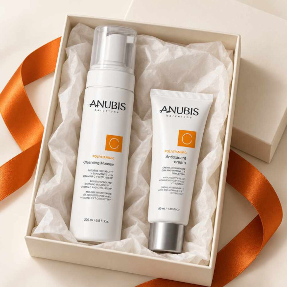 Duo Vitalidade ANUBIS Polivitaminic – Mousse de Limpeza + Creme Antioxidante