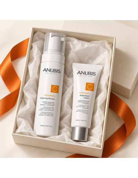 Duo Vitalidade ANUBIS Polivitaminic – Mousse de Limpeza + Creme Antioxidante