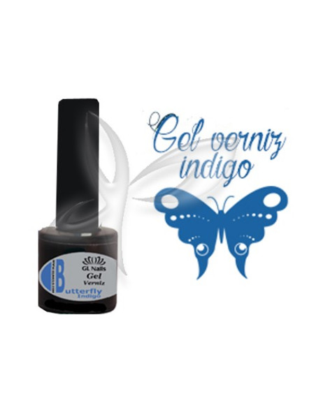 Verniz Gel Butterfly Indigo 8ml Verniz Gel     GLNAILS 