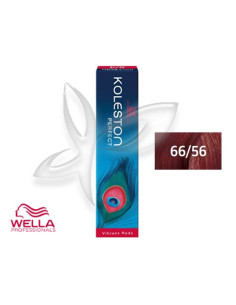 Koleston Perfect Vermelhos Vibrantes 66/56 Louro Escuro Intenso Acaju Violeta 60ml - Wella Professionals | Wella Koleston Perfec