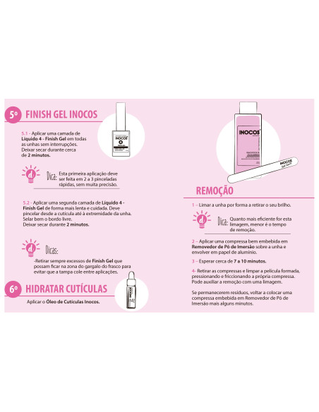 P15 Batido de Amora 20g Perfect Powder 3 IN 1 Inocos Dipping Powder Inocos