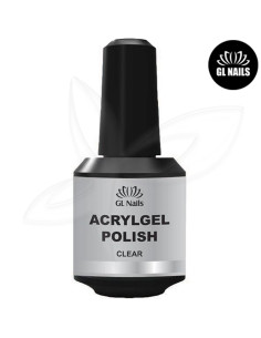 Base e Alongamento Acrylgel Polish Clear 15ml | Manicure e Pedicure | Gl Nails