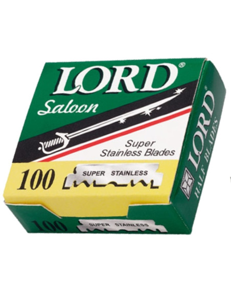 Lâminas de Barbear Super Stainless Saloon 100 uni. - Lord