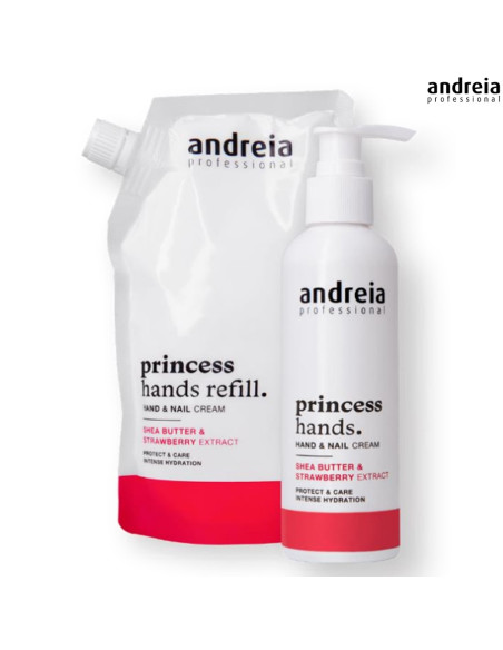 Creme Mãos Recarga 400ml  - Princess Hands - Andreia Cuidados com a Pele Andreia