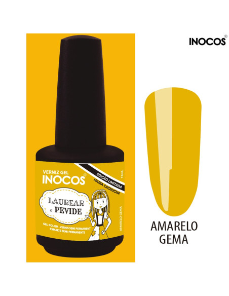 Laurear a Pevide Verniz Gel 15ml - Colecção Maria Cachucha - Inocos INOCOS Verniz Gel