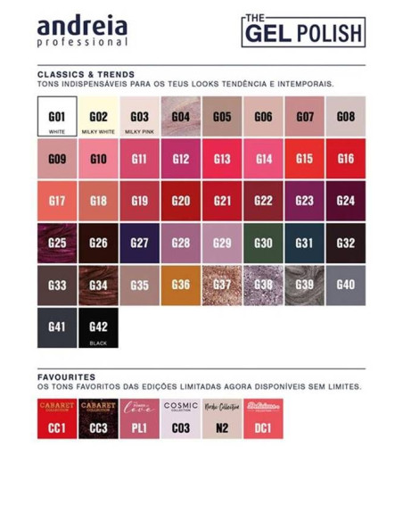 The Gel Polish Andreia - Classics & Trends - G08 The Gel Polish Andreia