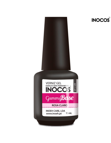 Gummy Base Rosa Claro Verniz Gel 15ml Inocos INOCOS Complementos