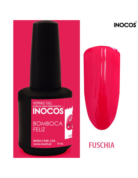 Bomboca Feliz Verniz Gel 15ml Inocos INOCOS Verniz Gel