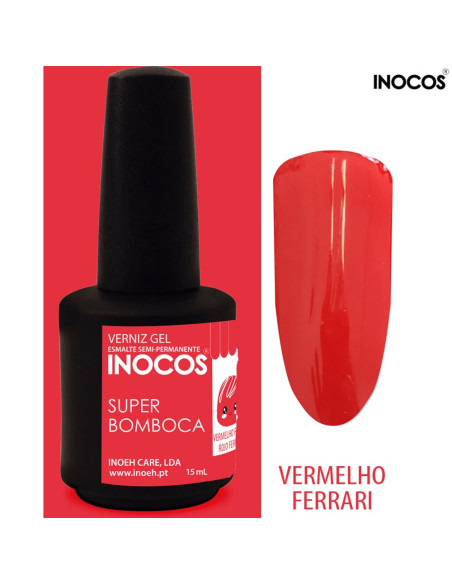 Super Bomboca Verniz Gel 15ml Inocos INOCOS Verniz Gel