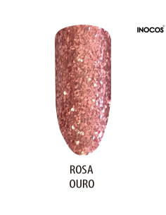 Maria Estrela Rosa Ouro Verniz Gel 15ml Inocos INOCOS Verniz Gel 2